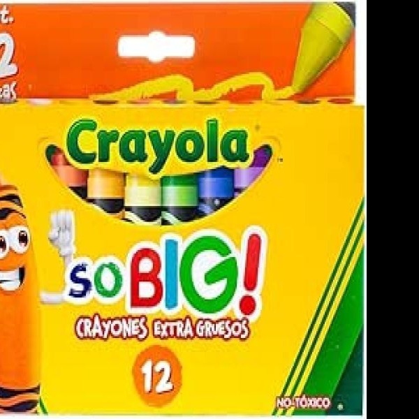 CRAYONES EST.C12 CRAYOLA EXTRA JUMBO 521912 E.6 C.48